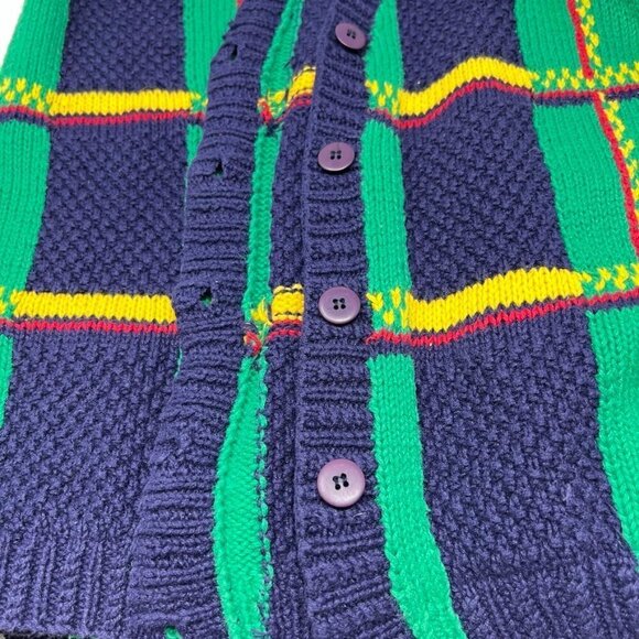 VTG Izod Retro Plaid Handknit Cardigan Sweater Plus Size 2X Relaxed Fit
Grandma - Picture 12 of 16